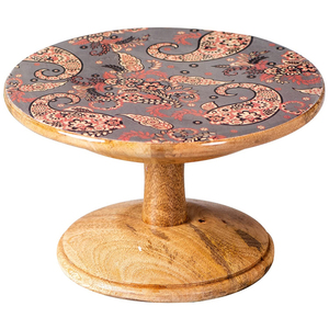 Support à gâteau en bois hôtel et mariage décoratif à la main support à gâteau de luxe dessus rond abordable en gros meilleur support à gâteau en bois - Product Image 4