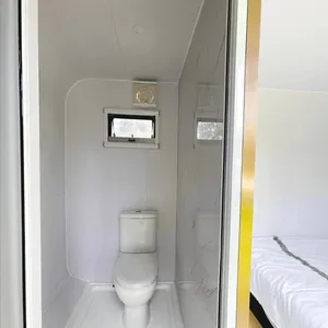 Casa Prefabricada Pequeña de 13x7x8 Pies, Cabaña Tipo Cápsula con Baño de Vidrio y Dormitorio, Moderna para Exteriores, ENVÍO GRATUITO A TODA LA REGIÓN - Product Image 2