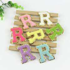 Custom Colorful Chenille Embroidery Patches High-Crew <b>Iron</b>-<b>on</b> Varsity <b>Letters</b> for Winter Season - Product Image 6