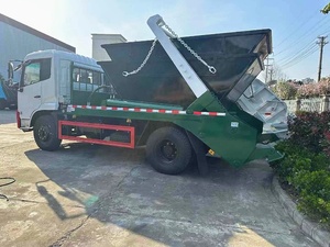 Camion benne basculante Dongfeng 8m³ à bras articulé et conteneur <span class=keywords><strong>de</strong></span> déchets pour les secteurs <span class=keywords><strong>de</strong></span> la construction et <span class=keywords><strong>de</strong></span> la gestion des déchets - Product Image 3