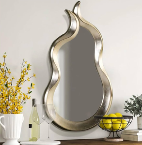 Espejo decorativo costero montado en la pared hexagonal de lujo europeo moderno para decoraciones de sala de estar para el hogar boda al por mayor - Product Image 5