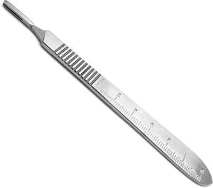 Customizable Class I Surgical Instruments Basis <b>Scalpel</b> Handle with Replaceable <b>Blade</b> - Product Image 2