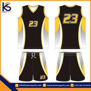 Conjunto de camiseta de baloncesto para hombre adulto de diseño personalizado transpirable sublimación logotipo impreso uniforme de entrenamiento de baloncesto liso - Product Image 4