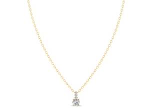 Collar de moissanita con certificado GRA de oro blanco de 14K 18K 22K de calidad premium REYES, regalo de cumpleaños perfecto para mujer, joyería fina - Product Image 5