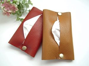 Boîte à mouchoirs en cuir portable et élégante, à suspendre, pour le camping, pochette de rangement pour serviettes, boîte à mouchoirs d'extérieur pour le rangement à domicile - Product Image 3