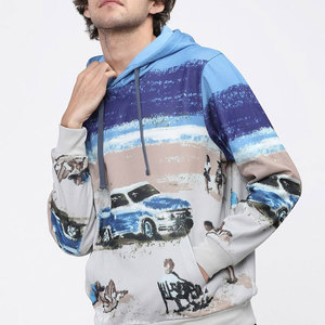 Sudaderas con Capucha para Hombre, Precio Económico, 100% Algodón, Antiarrugas, Material Duradero, Impresión en Serigrafía, Totalmente Personalizables, Último Estilo - Product Image 3