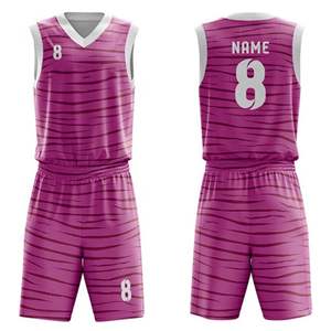 Uniforme de baloncesto de equipo con patrones elegantes disponibles en varios tamaños cómodos de llevar durante la práctica y juegos reales - Product Image 5