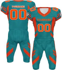 Uniformes de Fútbol Americano, Tela Resistente y Transpirable, Envío Rápido, Tallas Grandes para Jóvenes y Adultos, Logotipo OEM - Product Image 1