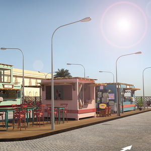 ที่ใส่กาแฟแบบพกพาขนาด40ฟุต, ขนาด40ฟุตสำหรับร้านอาหารร้านอาหารสวนหลังบ้านเล็กๆ - Product Image 6