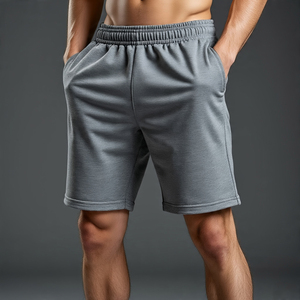 Gimnasio Fitness Ejercicio Streetwear Sweat Shorts Hombres Culturismo Invierno Fleece Shorts Hombres - Product Image 1