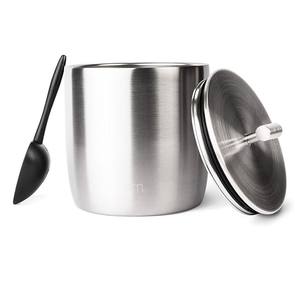 Elegant Stainless Steel <b>Ice</b> <b>Bucket</b> <b>with</b> <b>Lid</b> and Gold Handle Soft Matte Finish Insulated Design for Luxury Home Bar Entertaining - Product Image 6