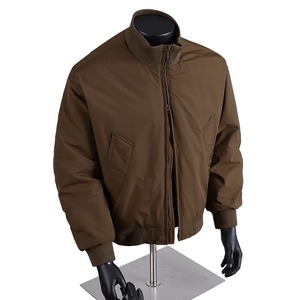 Chaqueta acolchada de algodón 100% de alta calidad con cremallera a prueba de viento, chaqueta personalizada de fabricante, chaqueta de invierno para hombre al por mayor - Product Image 4