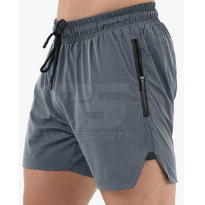 Summer Custom Logo Active Pants Short à taille élastique Shorts de course pour hommes Wholesale Fitness Shorts - Product Image 2