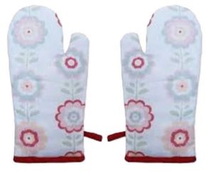 Vente en gros de mitaines de four en coton 100% biologique, gants de cuisine de chef imprimés personnalisés, accessoires de cuisine résistants à la chaleur de style sublimation - Product Image 1