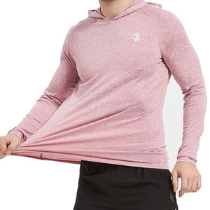 Men's New Arrival Slim Fit Gym Hoodies High Quality Winter Casual Solid Pattern Hooded Sweatshirts Made of Polyester/Cotton - Product Image 4