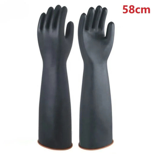 Gants de nettoyage réutilisables antidérapants 2026 en caoutchouc latex à texture écaille de poisson pour usage domestique - Product Image 3