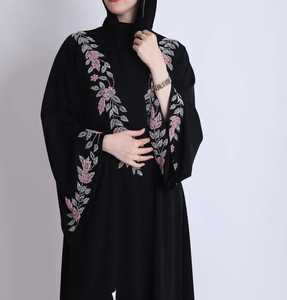 Luxury Dubai Abaya with Intricate Embroidery and Embellishments Elegant Dubai Abaya Made From Best Quality Lightweight - Product Image 2