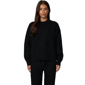 Wholesale Custom Logo Terry Women's Casual Crewneck Striped 100% Polyester Anti-Shrink Autumn Winter Spring <b>Long</b> <b>Sweatshirt</b> - Product Image 1