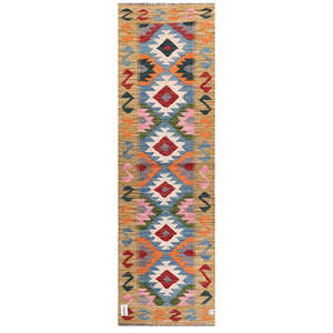 Alfombra Kilim de Maimana, Afganistán, 197 x 61 cm, Alfombras y Juegos de Alfombras - Product Image 1