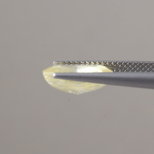 Saphir bleu jaune naturel, pierre précieuse non montée, certifiée IGI, qualité AAA, taille émeraude 11,5x9,5mm, 5,76 carats, 6mm, ciré/huileé, qualité supérieure - Product Image 2