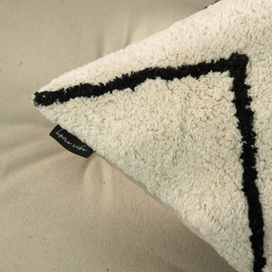 ปลอกหมอนอิงผ้าฝ้าย18X18นิ้วสไตล์โบฮีเมียนสไตล์โมร็อกโกซิกแซกปักหมอนอิงสำหรับใช้ในบ้าน - Product Image 4