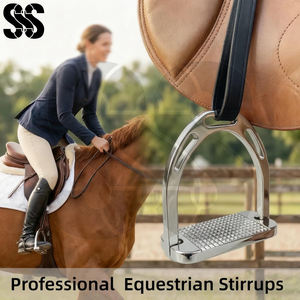 Étriers de sécurité équestres en alliage d'aluminium anodisé léger de qualité supérieure pour l'équitation, le saut d'obstacles et l'équitation - SHER SONS - Product Image 3