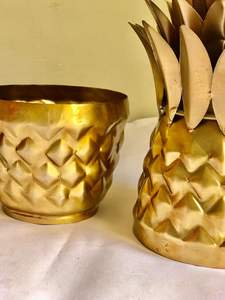 Vela de Metal personalizada para el hogar, tarro de piña de Metal, latón, dorado, antiguo, más vendido - Product Image 5