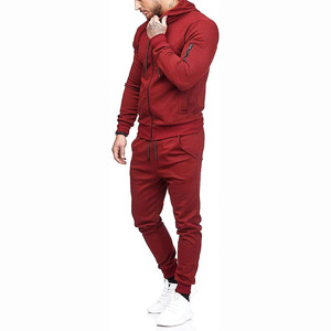 Vente en gros de survêtements pour hommes légers de qualité supérieure vêtements de jogging écologiques pour l'hiver vêtements d'hiver à motifs solides - Product Image 3