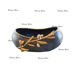 Tazón Decorativo Hecho a Mano de Hierro y Latón, Último Diseño, Tamaño Personalizado, Tazón para Servir Postres, Más Vendido - Product Image 1