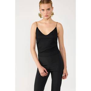 Blusa Elegante para Mujer, Cuello Redondo, Manga Corta, Tela de Algodón Suave, Decorada con Lentejuelas Bordadas y Encaje, Talla Única XL 4XL, Informal - Product Image 1