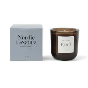 VINGA Nordic <b>Large</b> Scented <b>Candle</b> Personalized Merchandising - Product Image 1