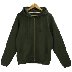 Sweat à capuche zippé surdimensionné pour hommes Offre Spéciale 100% sweat-shirt pour hommes en coton biologique avec poches Sweats à capuche surdimensionnés en coton biologique à fermeture éclair - Product Image 4