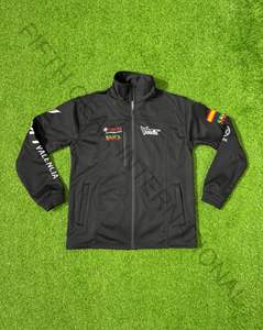 Veste coupe-vent vintage style rétro des années 90 coupe unisexe coque légère résistante à l'eau look propre pour un usage quotidien - Product Image 1