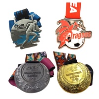 Plaques métalliques en nickel antique personnalisées rétro cuivre 3D en relief sport médaille gravure coulée technique en forme de modèle estampage brillant
