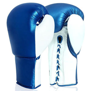 Gants de boxe MMA imperméables et respirants en cuir et PU, fermeture à lacets, emballage personnalisé - Product Image 5