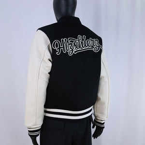 Chaquetas Varsity de Moda Urbana para Hombre, Chaqueta Varsity de Béisbol con Logotipo Personalizado, Parches Bordados de Chenilla, Chaqueta de Lana para Invierno - Product Image 6