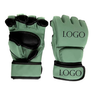 Guantes de Boxeo MMA con Logotipo Personalizado, Guantes Profesionales de Cuero, Guantes de Entrenamiento de Boxeo Duraderos, Protección UV, Absorción de Humedad, Artes Marciales - Product Image 1