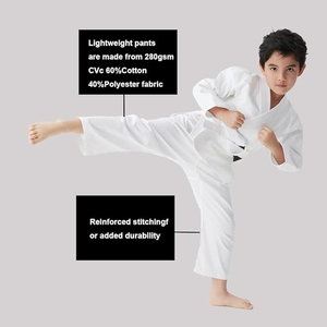 Uniforme de Karate Unisex de alta calidad, cómodo equipo de artes marciales personalizado para niños, hecho de Material ligero, Kimono Jiu Jitsu - Product Image 5