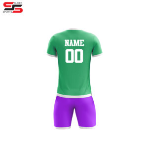 ชุดฟุตบอลเสื้อฟุตบอลเสื้อสีเหลืองและสีเขียวสำหรับผู้ชายชุดเสื้อฟุตบอลแบบซับลิเมชันออกแบบได้ตามต้องการ - Product Image 2