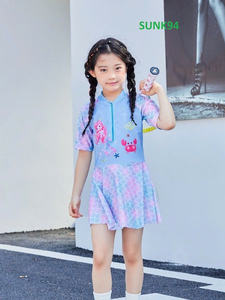 Maillot de bain une pièce ou deux pièces pour femme de haute qualité, en nylon-spandex micro-tissé, imperméable, séchage rapide, extensible dans les quatre sens, anti-UV, OEM - Product Image 3