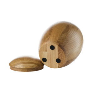 Urnes faites à la main en bois de chêne naturel pour cendres humaines Urne de crémation rustique respectueuse de l'environnement pour adultes du Vietnam B2B - Product Image 4