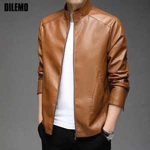 Veste d'hiver pour homme en cuir véritable, style motard classique, respirante, avec options personnalisables et de haute qualité - Product Image 3