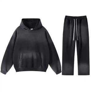 <b>Plus</b> <b>Size</b> Custom Made Pullover Design Quick Dry Oversize Clothing Brand Solid Colour Breathable Fabric <b>Tracksuits</b> - Product Image 5