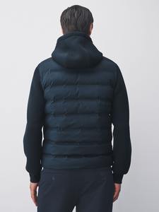 Veste matelassée à capuche pour homme avec logo personnalisé, fournie par l'usine, légère, chaude, matelassée, coupe-vent, respirante, style vintage, pull-over pour l'extérieur - Product Image 2