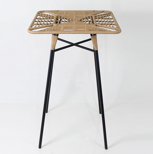 Mesa de Bar de ratán apilable Rio para alquiler de eventos - Product Image 3