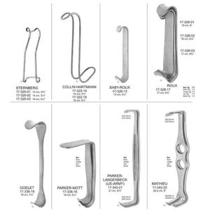 ชุดเครื่องมือผ่าตัด Roux Retractor 3 ชิ้น ขนาด 17 ซม. ทำจากสแตนเลส ใช้ระบบมือ ได้รับการรับรองมาตรฐาน CE ผลิตโดยผู้ผลิตและผู้จัดจำหน่ายคุณภาพสูง - Product Image 2