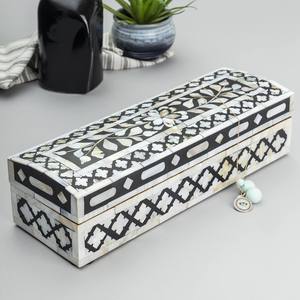 Precio competitivo, joyero con incrustaciones de concha de Capiz, cajas de nácar, tamaños personalizados, diseños compatibles - Product Image 1