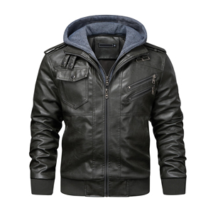 Veste en cuir pour homme avec design et logo personnalisés, fabrication de qualité supérieure, vente chaude, veste en cuir personnalisée OEM - Product Image 1