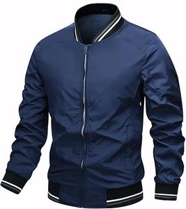 Private Label <b>Winter</b> Men's High Street Stand Collar Breathable <b>Waterproof</b> Bomber <b>Jacket</b> Outdoor Use Comfortable Best Price - Product Image 1