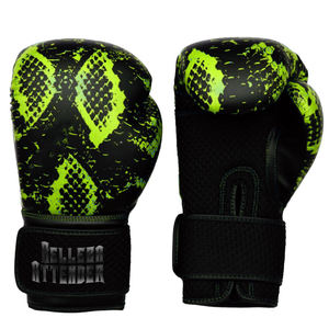 Guantes de Boxeo Profesionales de Alta Calidad con Logotipo Personalizado, Cuero Vacuno, Ligeros, Transpirables, Cierre de Gancho y Bucle - Product Image 1
